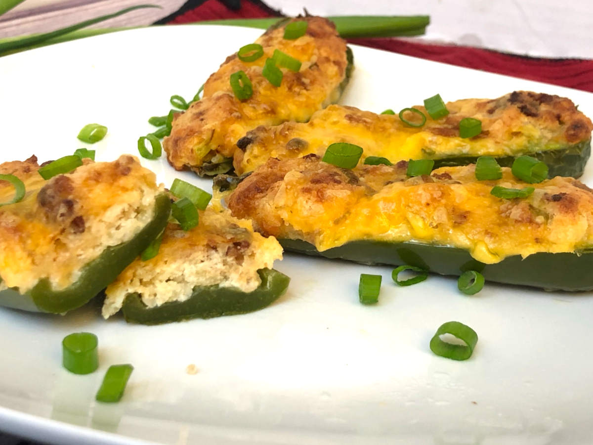 Air Fryer Jalapeno Poppers with Sausage and Cheddar The Flavor Dance