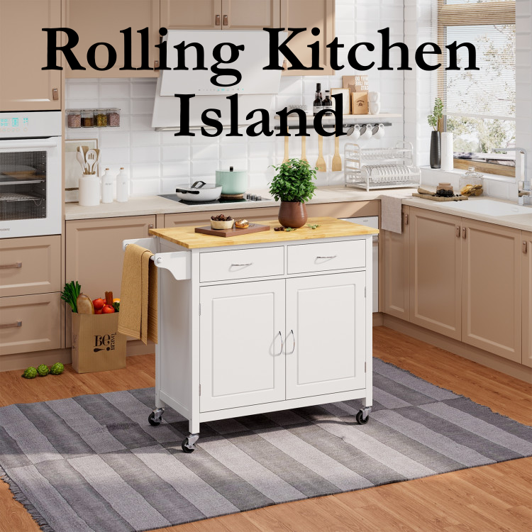 rolling kitchen island